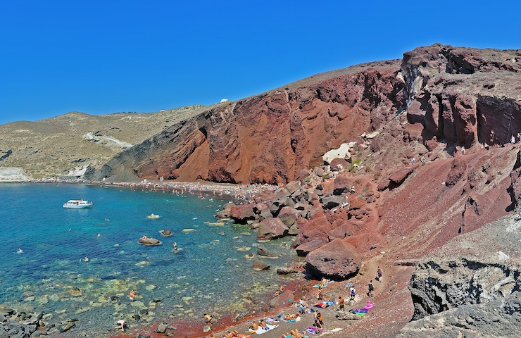 La Red Beach di Santorini