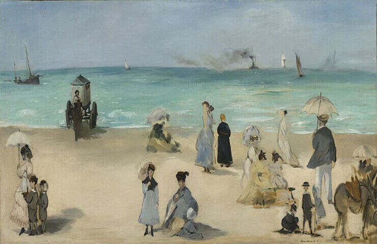 Édouard Manet, Sulla spiaggia di Boulogne, 1868