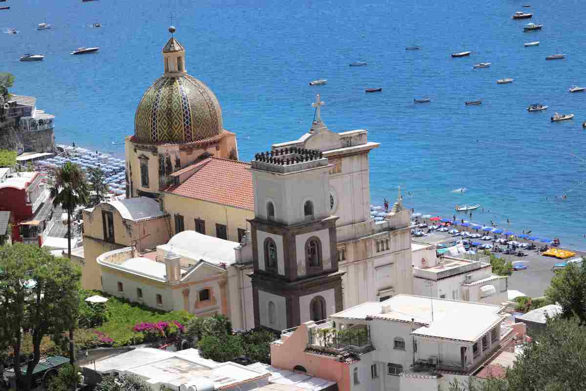 Uno scorcio di Positano